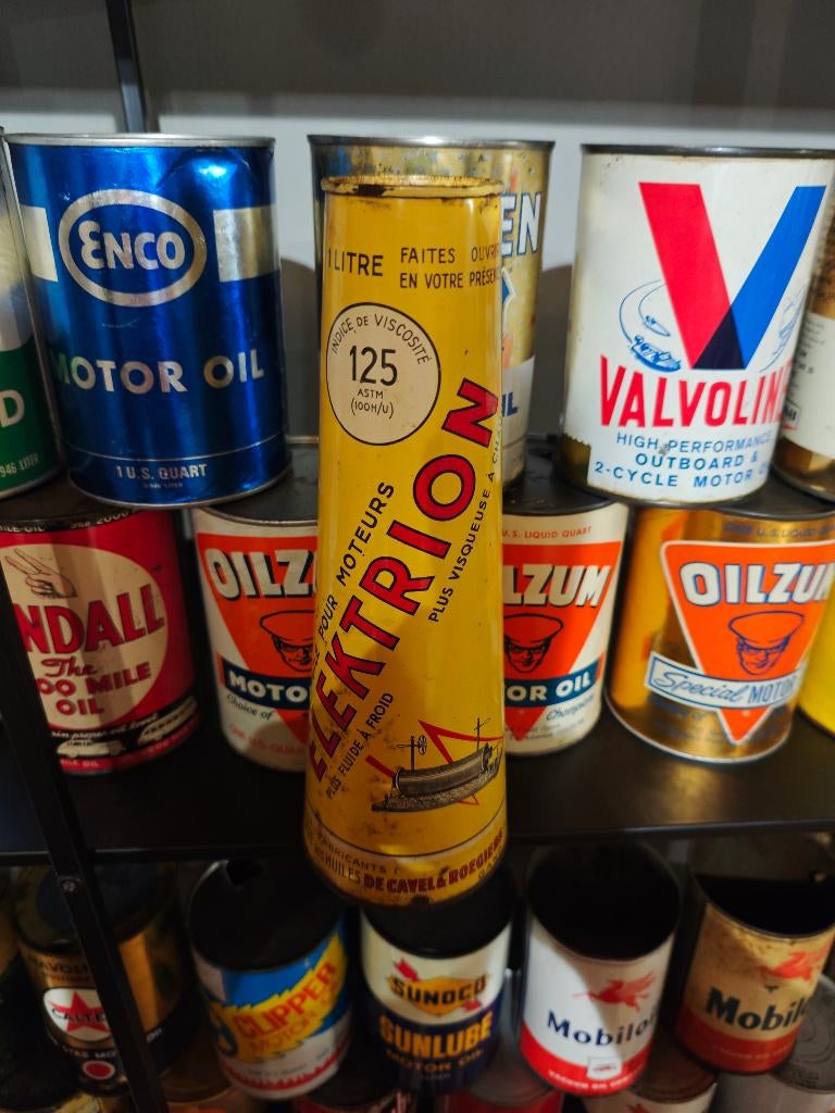 Ancien bidon d' huile, Enlèvement ou Envoi, Utilisé, Emballage