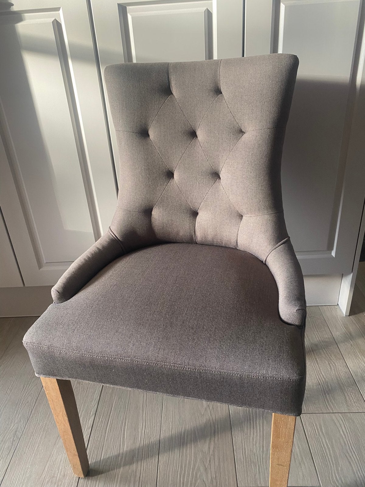 6 stoelen landelijke stijl, Huis en Inrichting, Ophalen, Gebruikt, Bruin, Landelijk