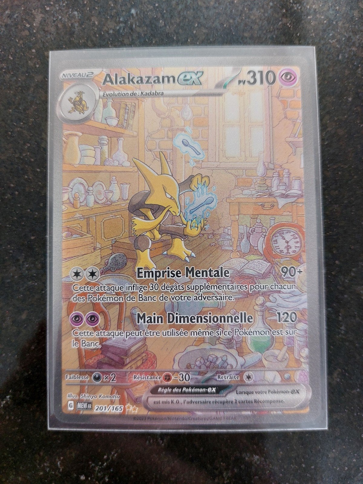 Carte Pokémon / Alakazam Ex-201/165-151, Hobby & Loisirs créatifs, Enlèvement ou Envoi, Neuf, Booster