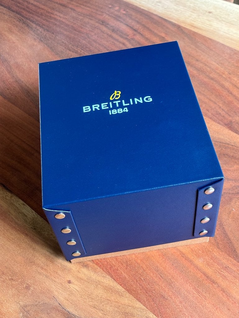 Breitling box incl. lederen horloge map, Bijoux, Sacs & Beauté, Accessoires Autre, Enlèvement ou Envoi, Neuf