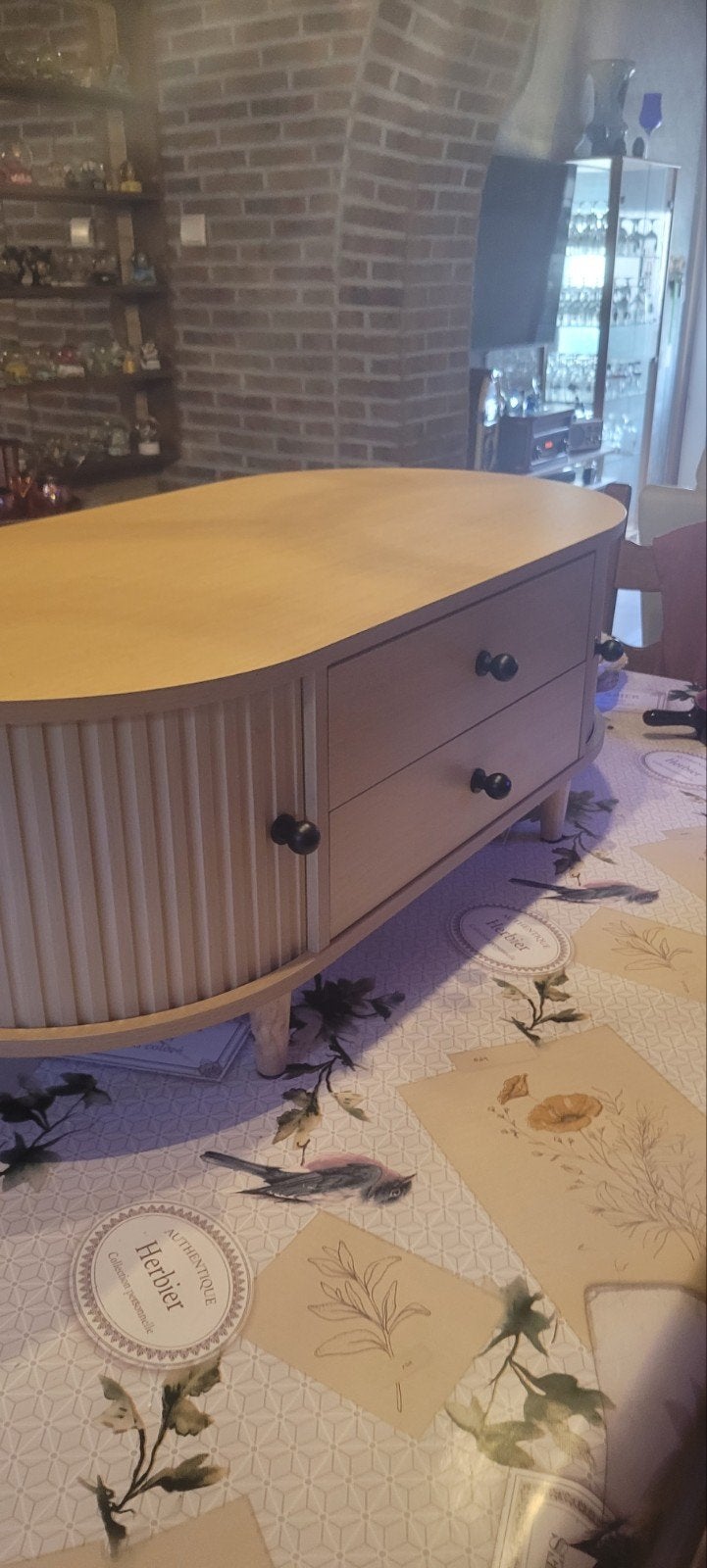 table de salon, Enlèvement