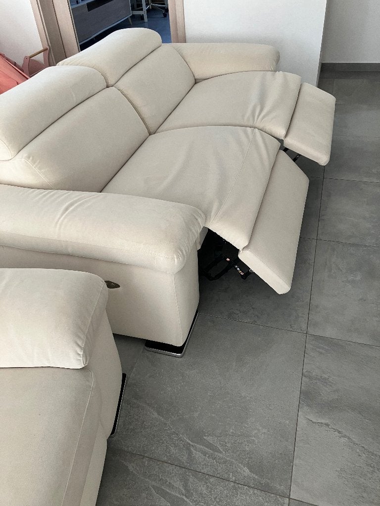 Sofa château d’ax microfibre, Maison & Meubles, 75 à 100 cm, Château d’ax, Banc droit, Comme neuf