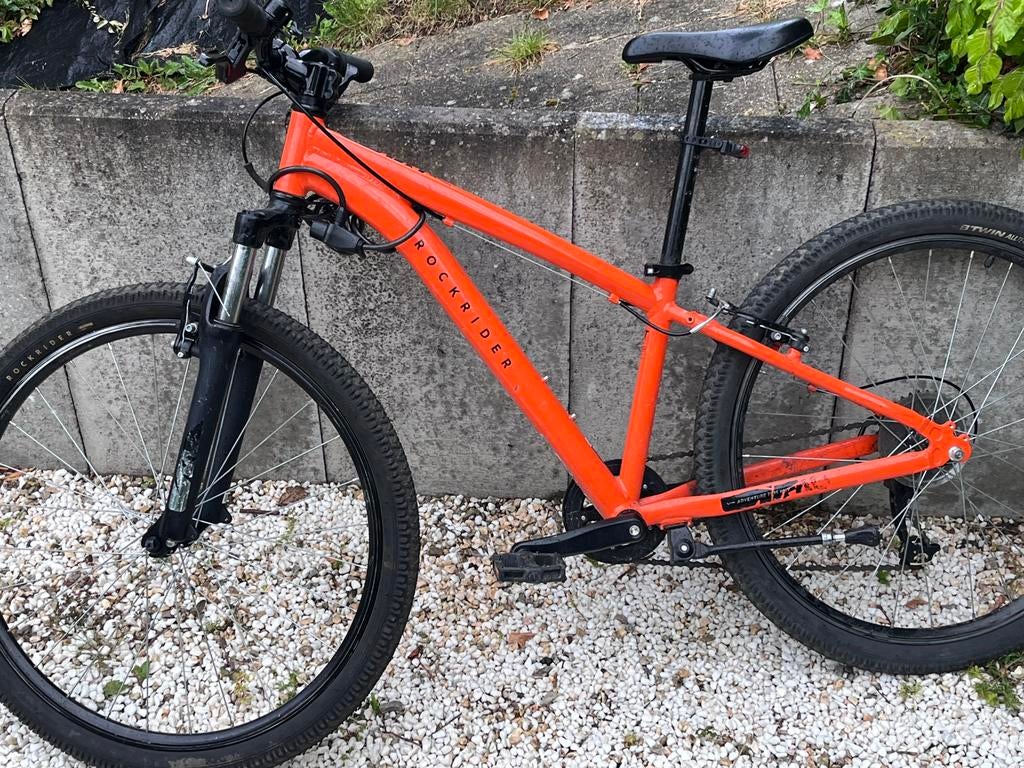 Mountainbike oranje, Fietsen en Brommers, Fietsen | Mountainbikes en ATB, Ophalen, Zo goed als nieuw