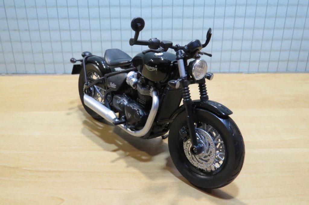 Triumph Bonneville Bobber 1:12 Welly, Ophalen of Verzenden, Nieuw, 1:9 t/m 1:12, Motor