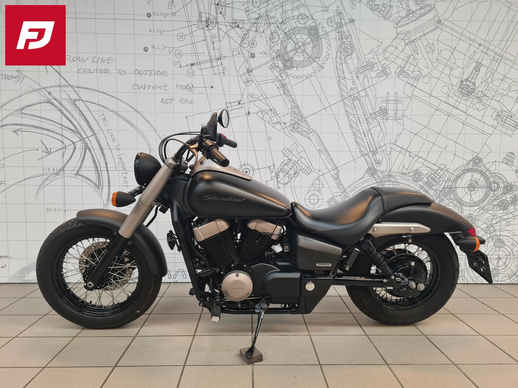 Honda VT750 Shadow (bj 2012), Motoren, 750 cc, Chopper, Bedrijf