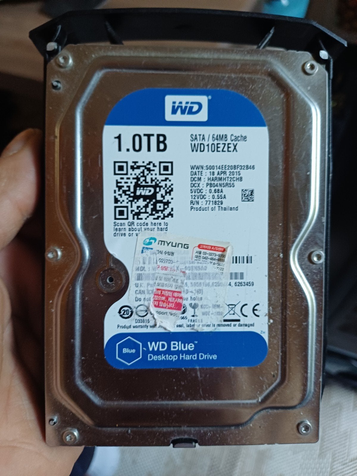 Western digital blue parfait état., Informatique & Logiciels, Disques durs, HDD