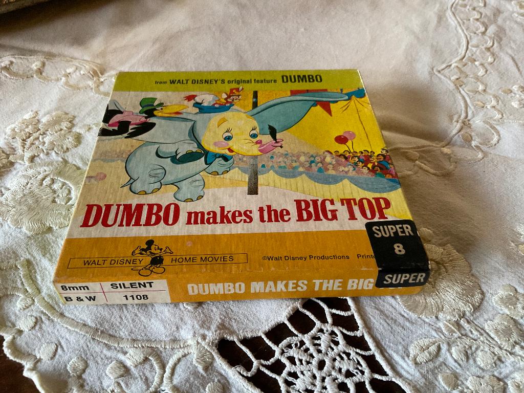 Super 8 mm Film: Dumbo Makes The Big Top, Walt Disney, Audio, Tv en Foto, Filmrollen, Ophalen of Verzenden, 8mm film