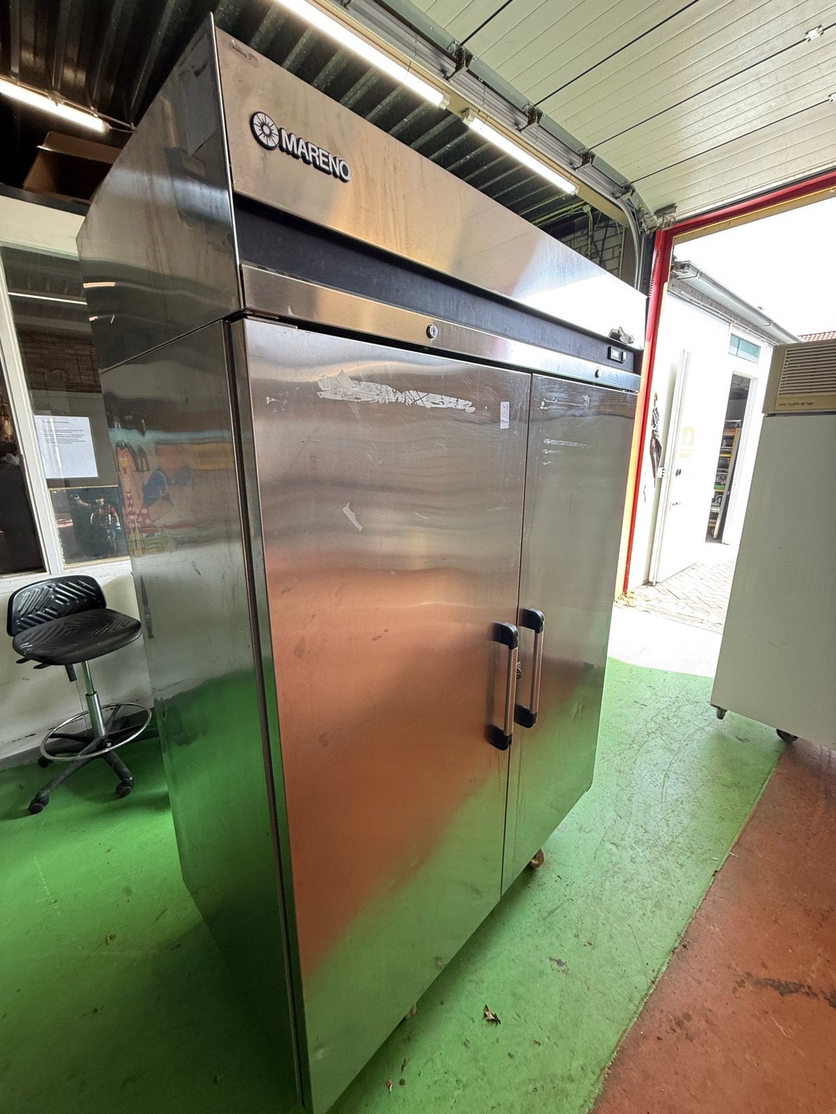 Mareno dubbele deuren horeca rvs koelkast koeling frigo, Ophalen