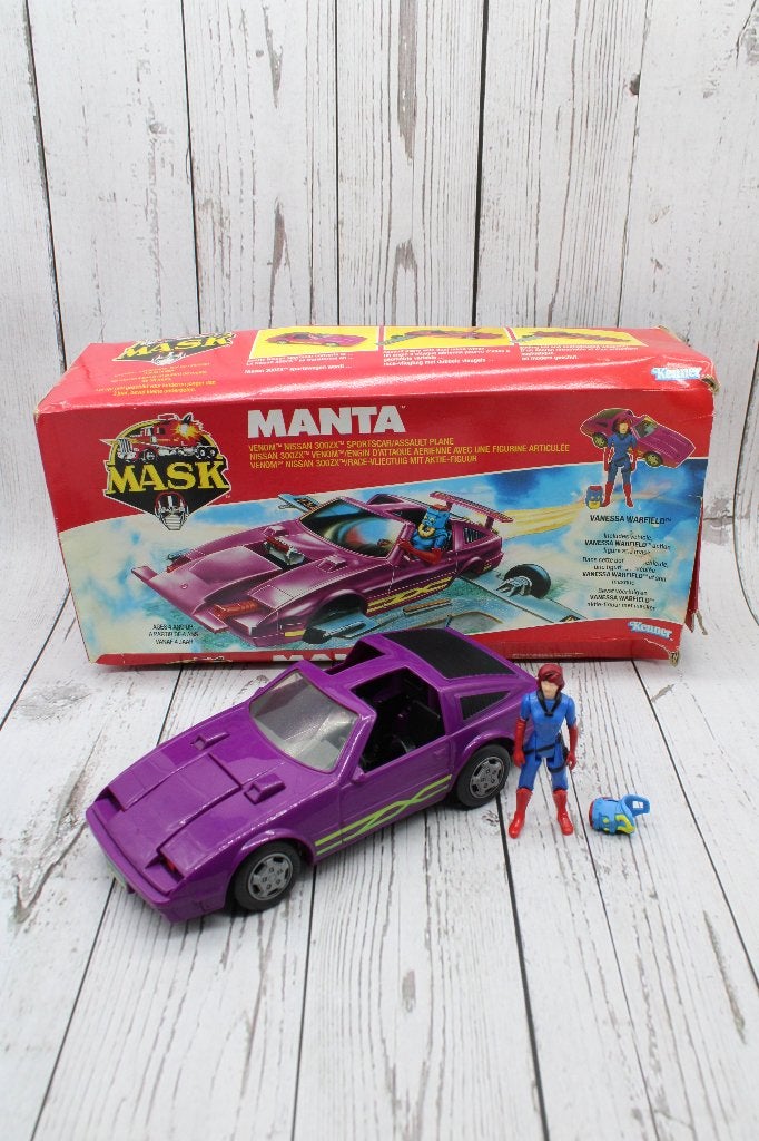 Manta met Vanessa Warfield en Doos - M.A.S.K. - Kenner, Ophalen of Verzenden, Gebruikt