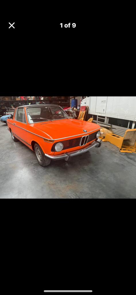 BMW 2002 baur, Bedrijf, Te koop, BMW