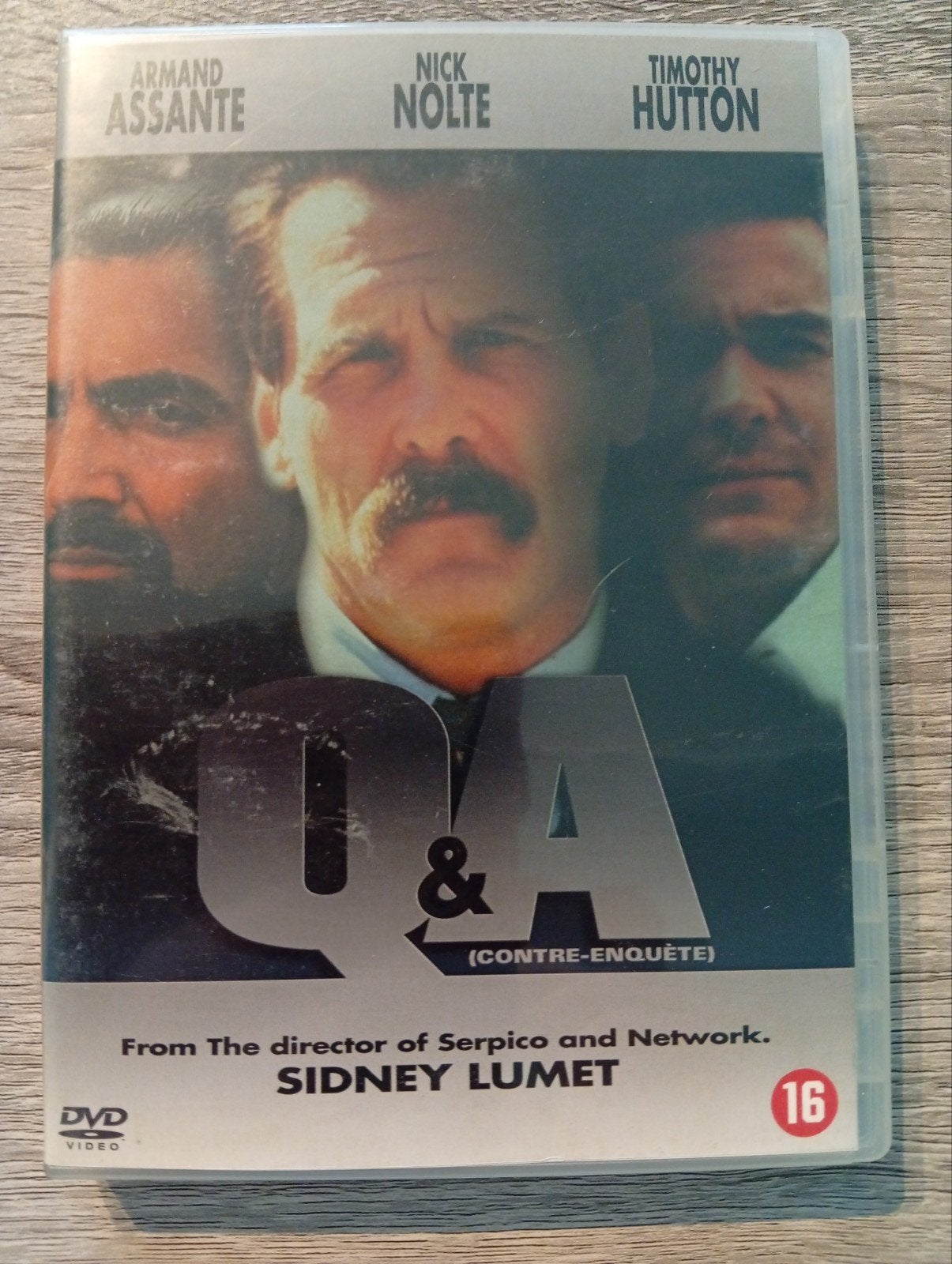 Q & A Thriller dvd Nick Nolte, Vanaf 16 jaar, Nederlands, Ophalen of Verzenden, Zo goed als nieuw