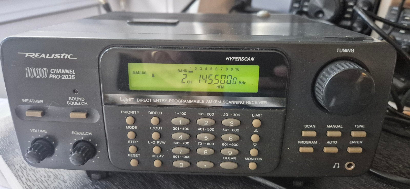 Scanner Realistic pro-2035., Enlèvement