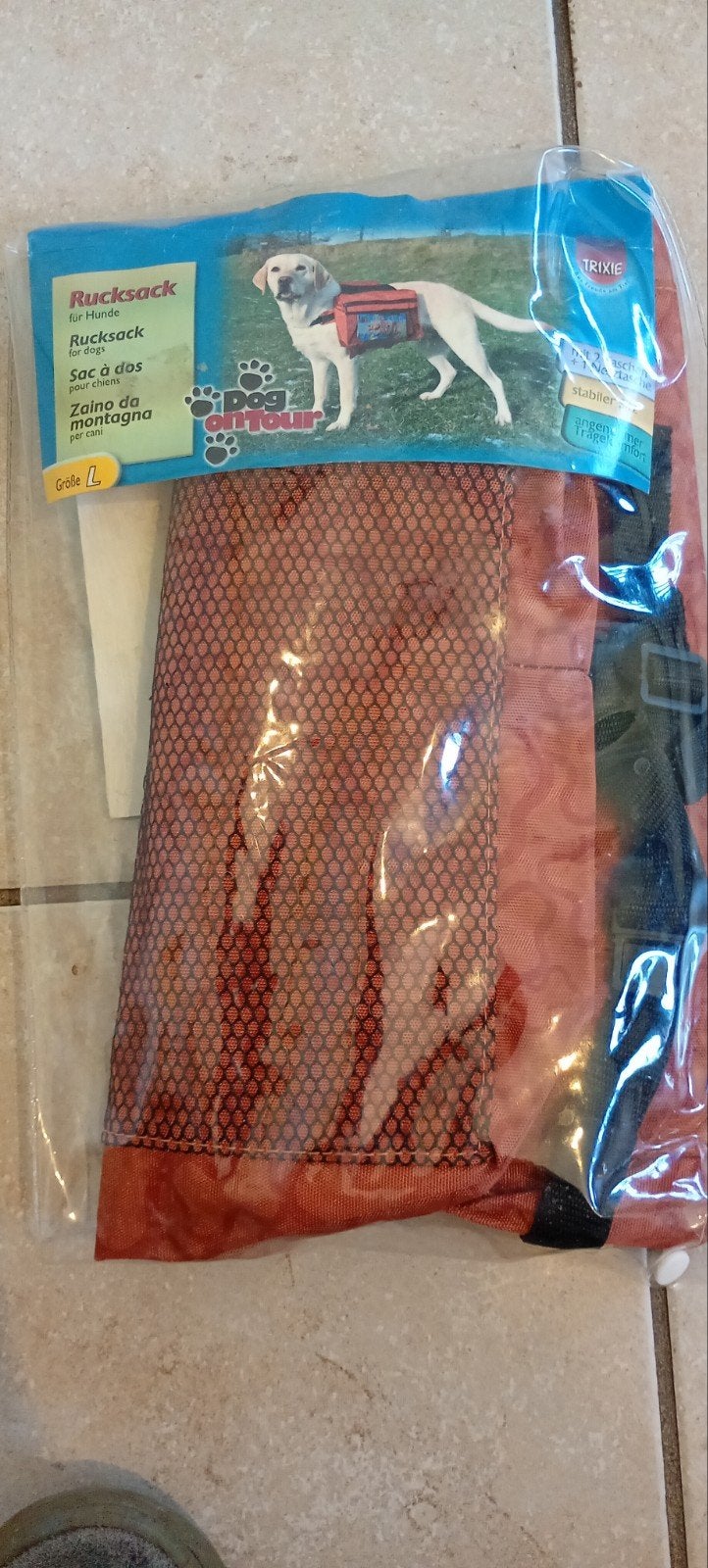 GRATIS dubbele honden rugzak. Diest. Lees beschrijving!!, Trixie, Ophalen, Nieuw, Draagtas/-zak