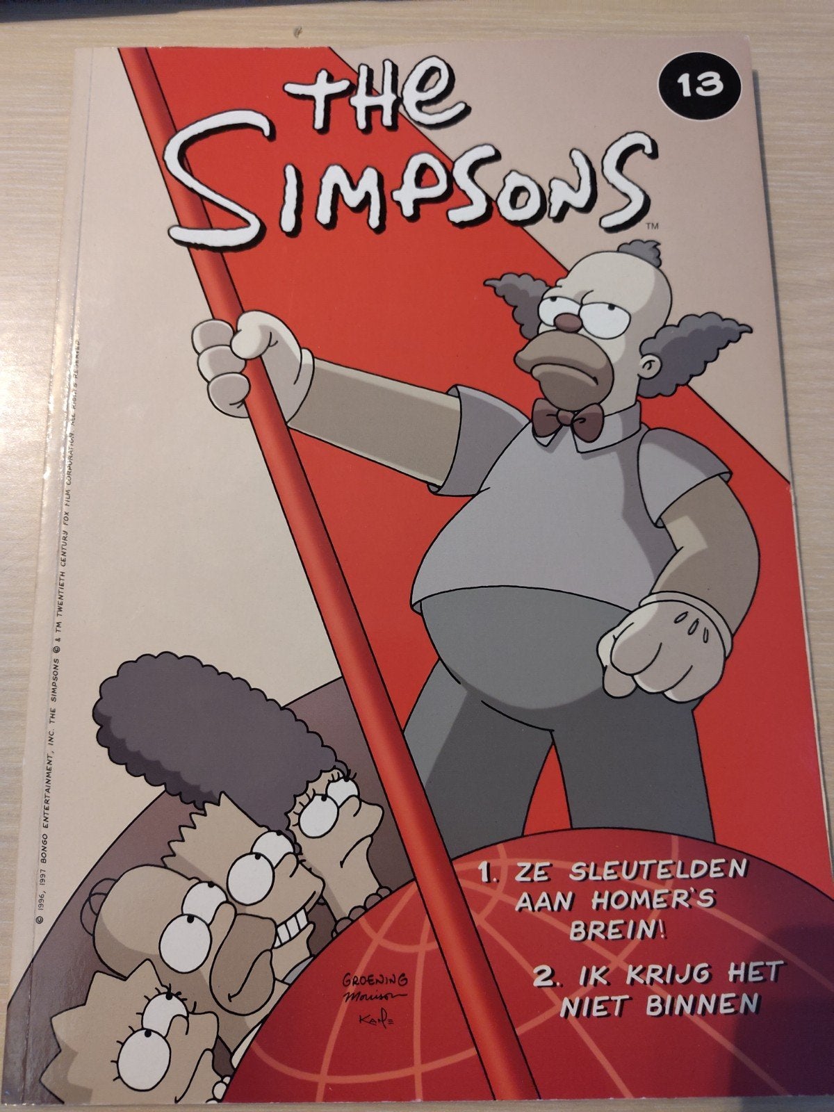 Strip The Simpsons, Boeken, Stripverhalen, Eén stripboek, Ophalen of Verzenden, Zo goed als nieuw, M. Groening