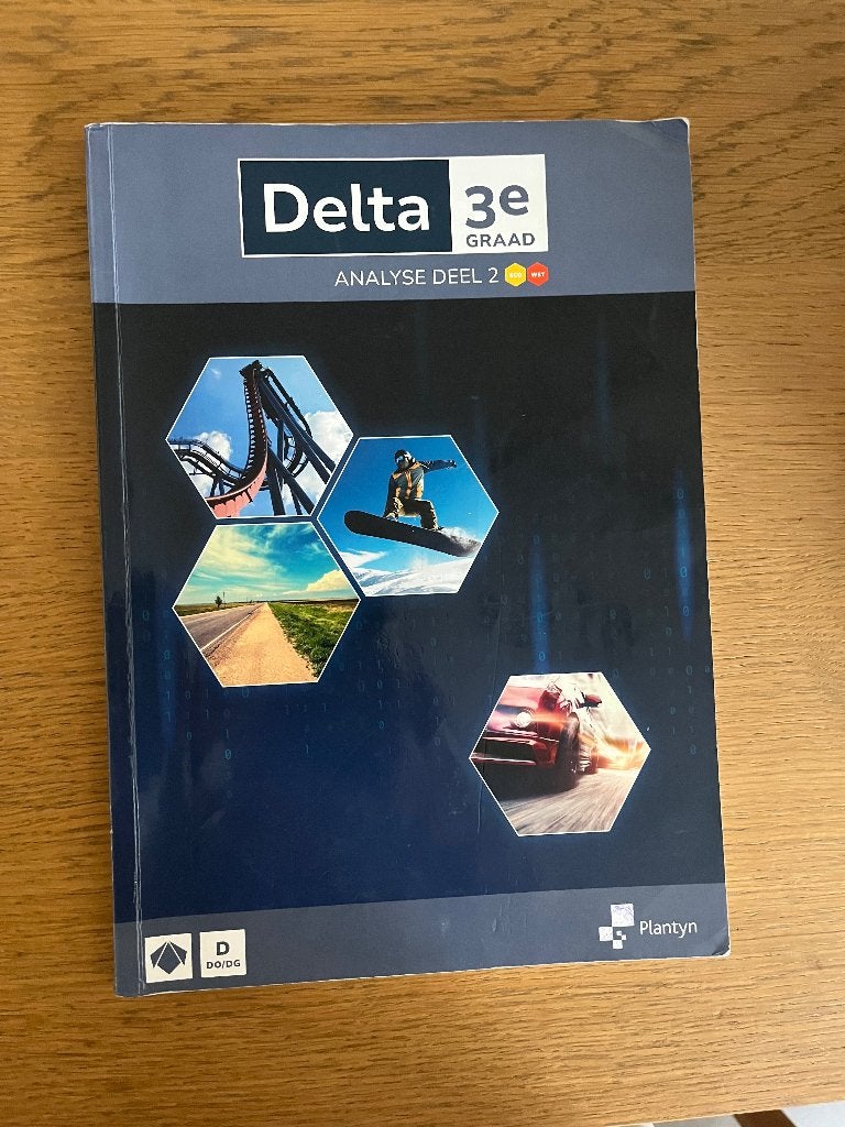 Delta analyse deel 2 (3e graad), Boeken, Ophalen, ASO, Wiskunde A, Plantyn