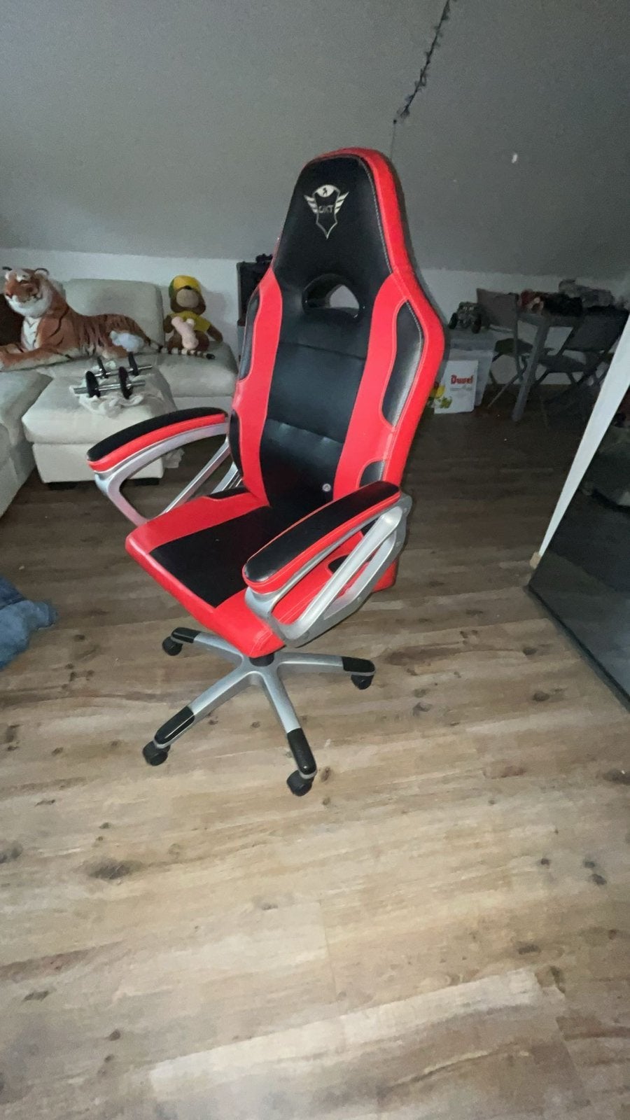 GXT bureaustoel, Maison & Meubles, Rouge, Comme neuf, Chaise de bureau de gaming, Enlèvement