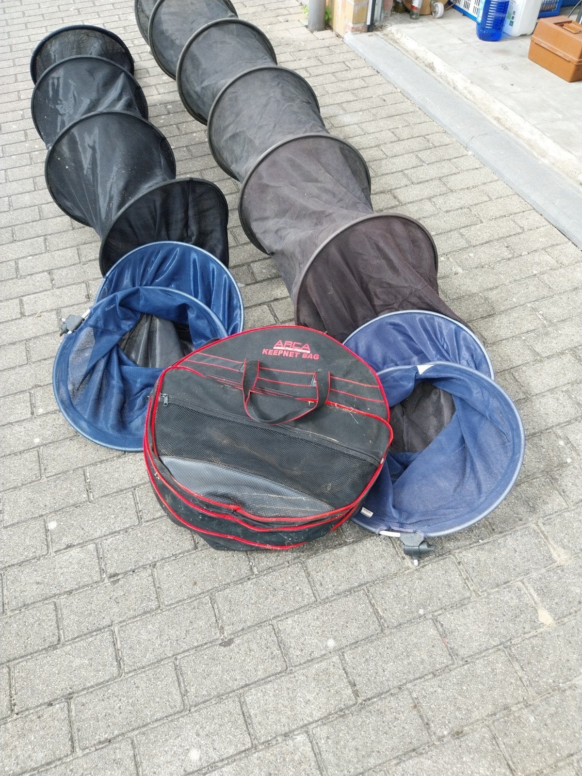 bewaarnetten 2 met opbergtas, Sports nautiques & Bateaux, Pêche à la ligne | Général, Enlèvement