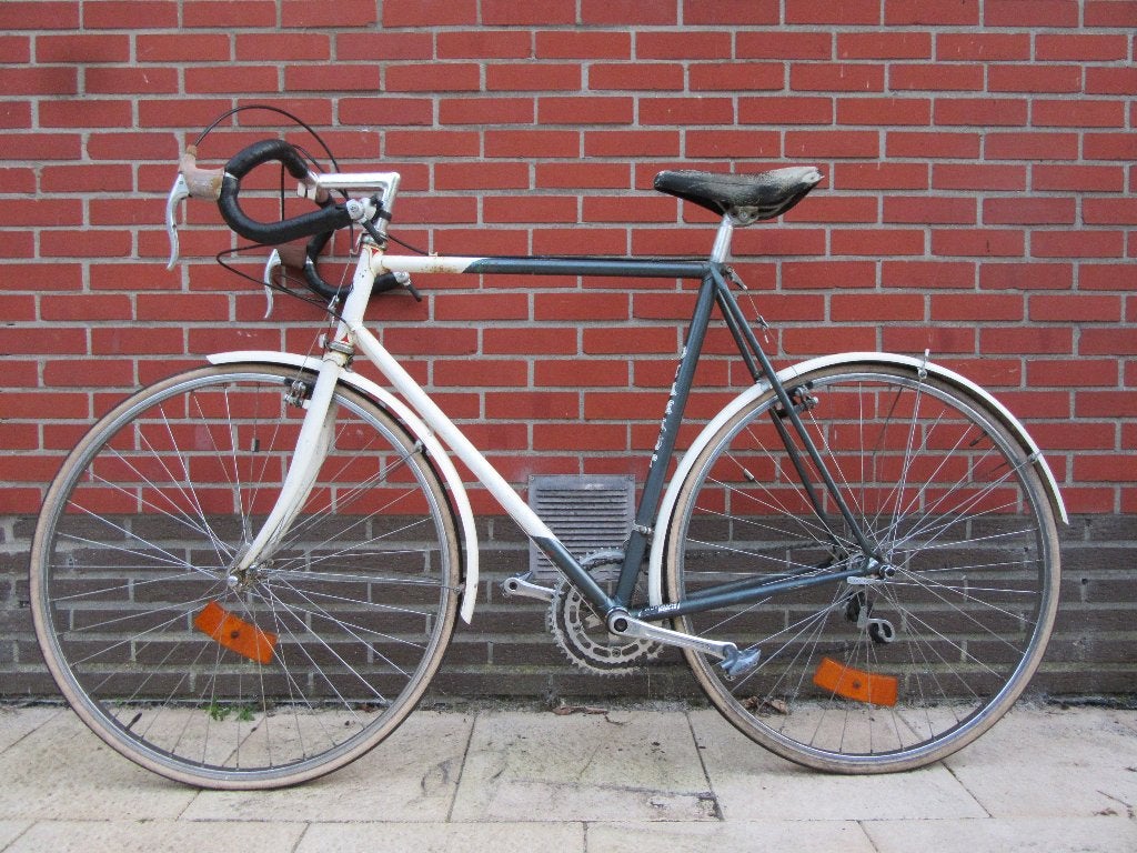 Stalen koersfiets, Gebruikt, Ophalen, Overige merken, 10 tot 15 versnellingen
