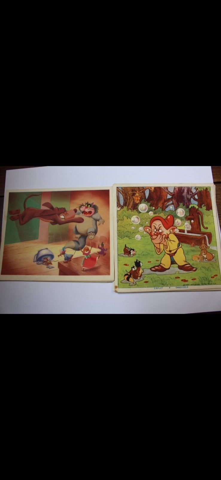 Set 19 vintage Disney prenten Cadum zeep reclamecollectie, Ophalen of Verzenden, Zo goed als nieuw
