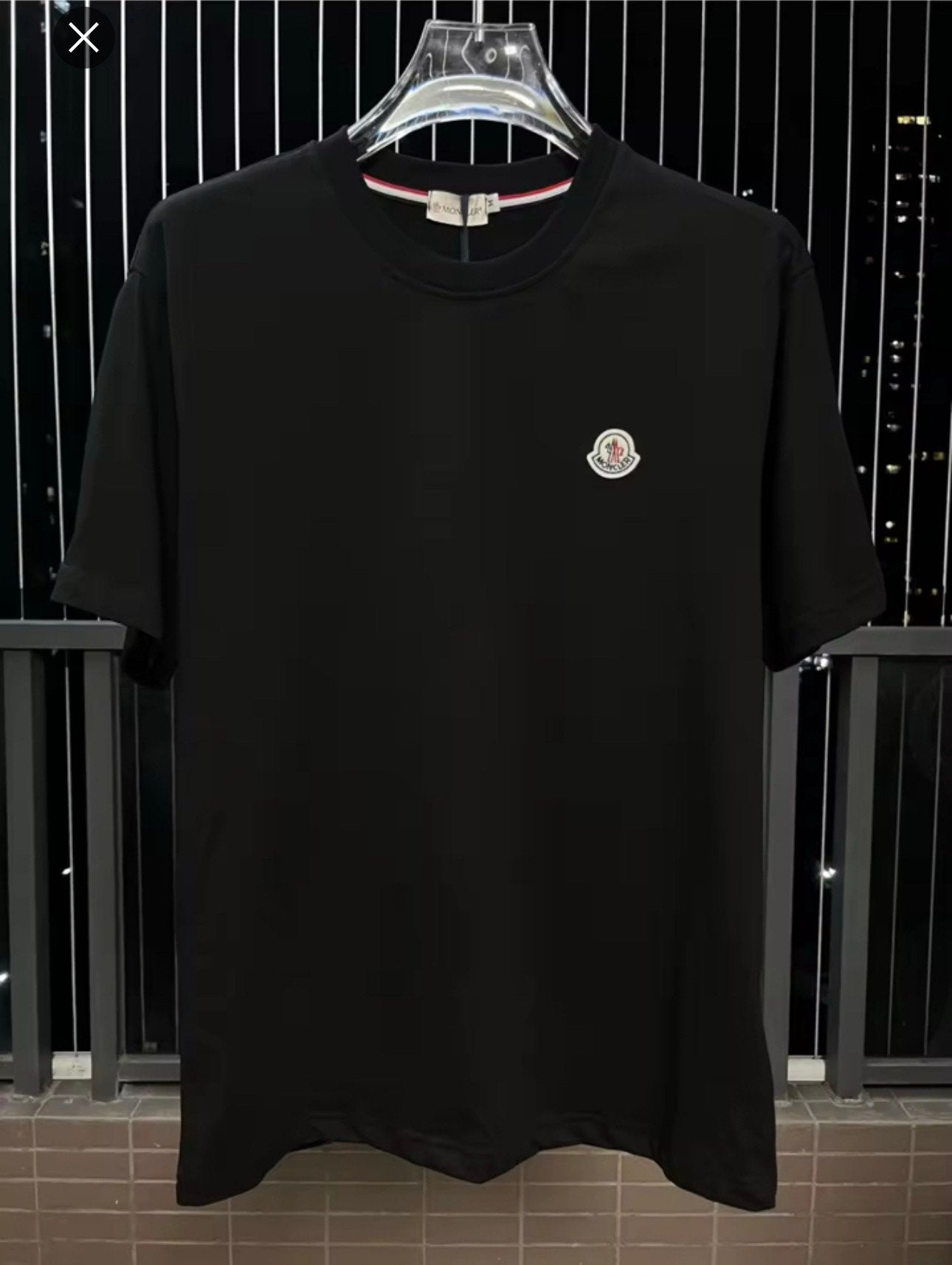 Moncler tshirt zwart Maat M, Kleding | Heren, T-shirts, Ophalen, Nieuw, Maat 48/50 (M), Zwart