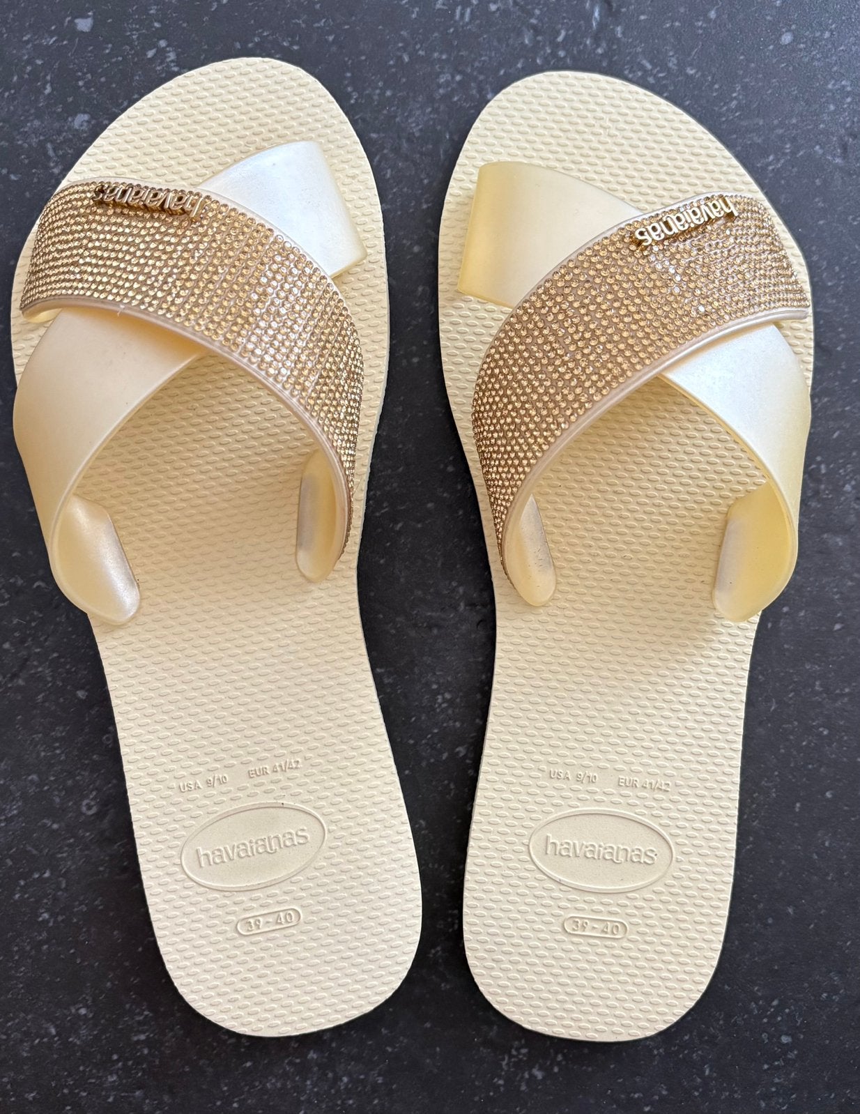 Havaianas 39/40, Kleding | Dames, Schoenen, Slippers, Geel, Nieuw, Ophalen of Verzenden