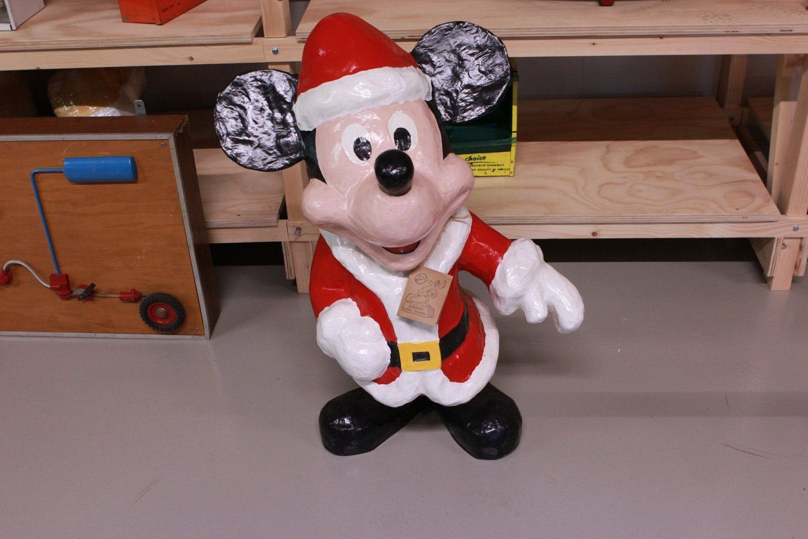 Disney kerstbeeld van Mickey Mouse, Verzamelen, Ophalen, Gebruikt