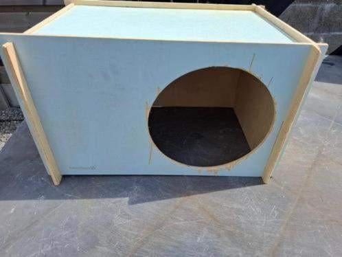 Houten slaaphokje voor konijnen, Ophalen, Gebruikt