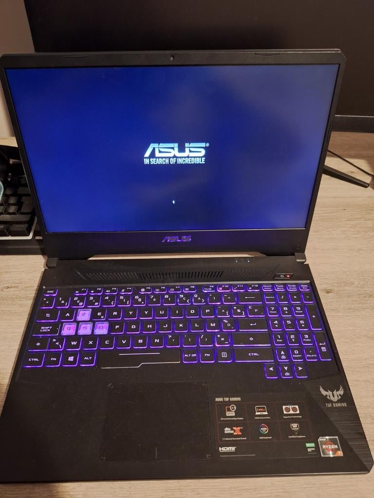 Asus Tuf Gaming-laptop, Gebruikt, Gaming, Azerty, Asus