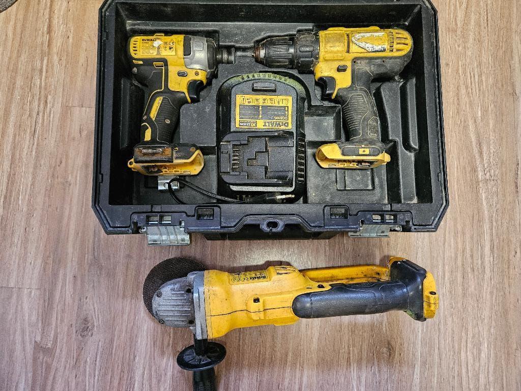 Meule Dewalt + tournevis 18 volts, Bricolage & Construction, Outillage | Meuleuses, Enlèvement, Utilisé, Meuleuse d'angle