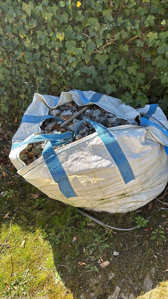 Griize breuksteen 1m3, Tuin en Terras, Ophalen, Gebruikt, Grijs, Kei