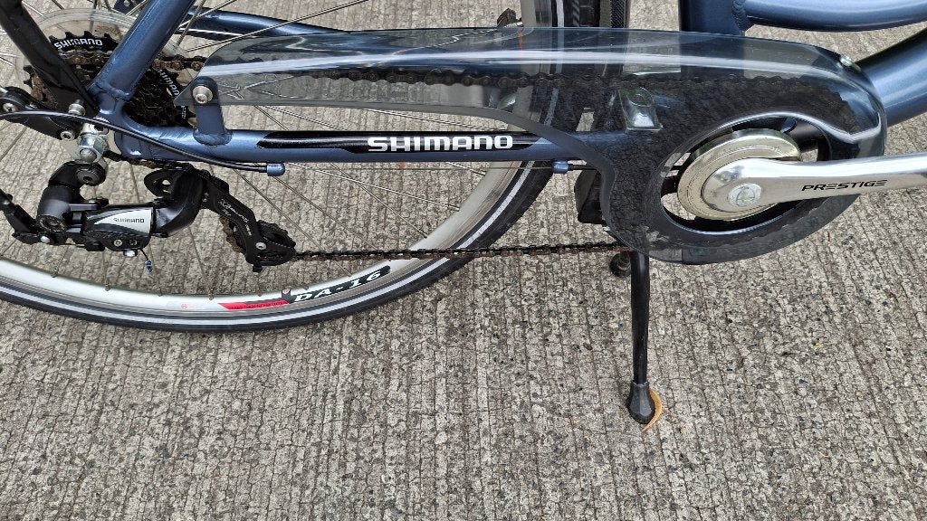Weinig gebruikte mooie alu PRESTIGE 7v damesfiets =ALS NIEUW, Fietsen en Brommers, Ophalen, Velgrem, Versnellingen, Zo goed als nieuw