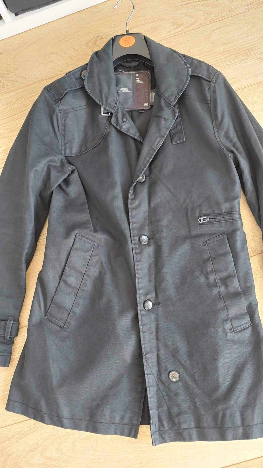 G-star mantel/ trenchcoat M, Ophalen of Verzenden, Zo goed als nieuw, Maat 48/50 (M), G Star RAW