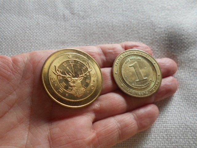 casino, 2 tokens, vegas en new mexico, Ophalen of Verzenden, Gebruikt