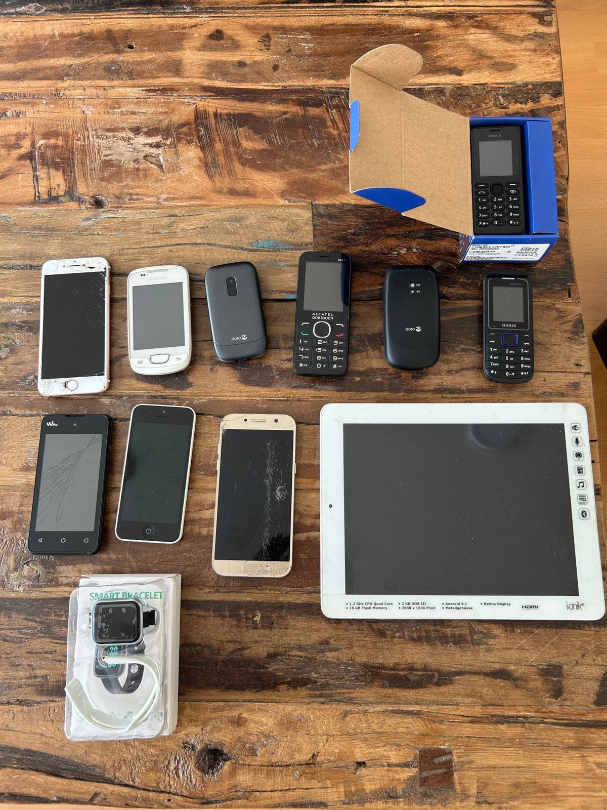 Smartphones, Enlèvement
