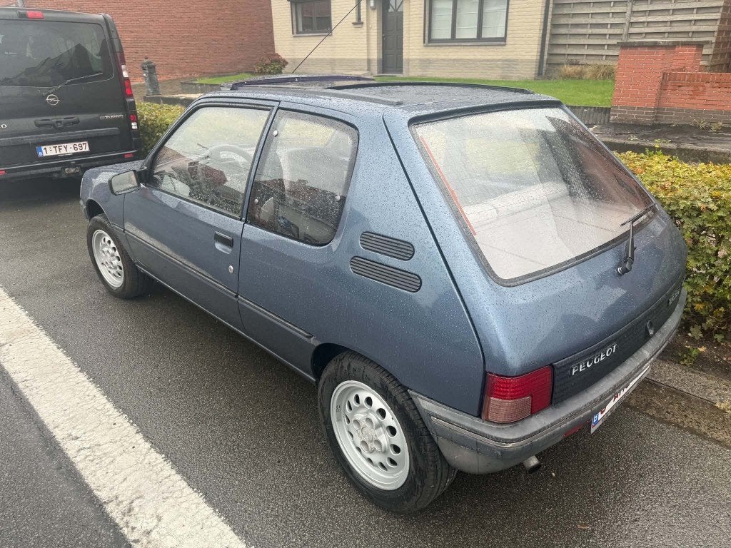 Peugeot 205 XR - oldtimer, herstelproject, foto 3