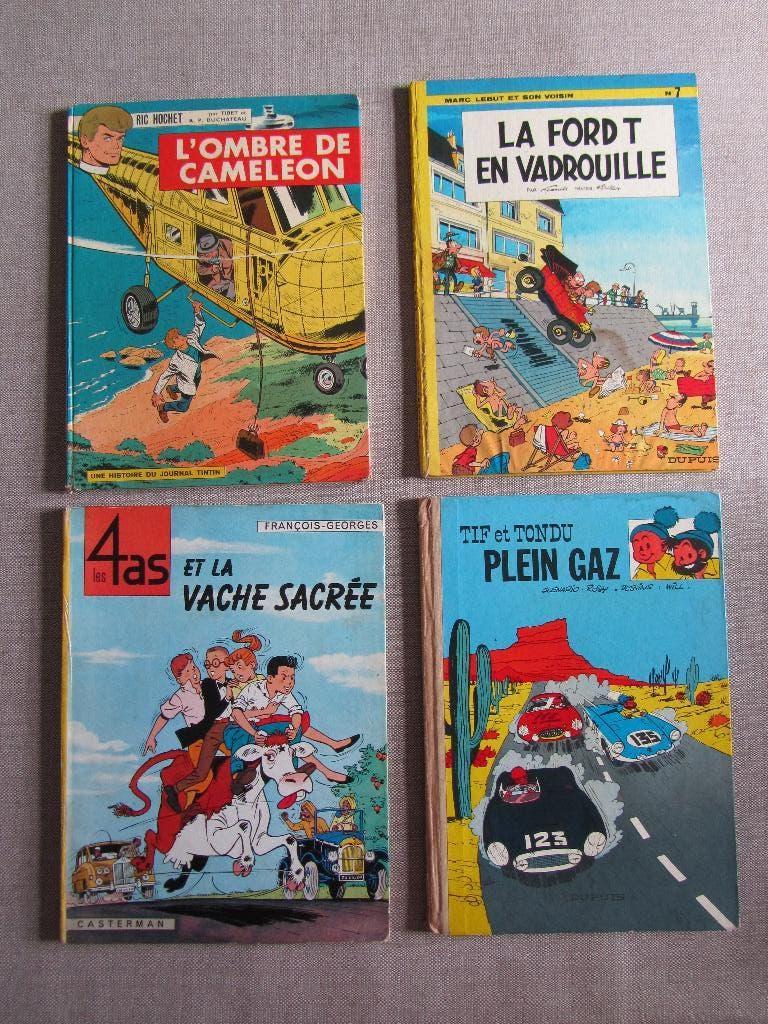 BD anciennes : 8 Timour, Ric Hochet, 4 As, Tif et Tondu! EO, Livres, Enlèvement