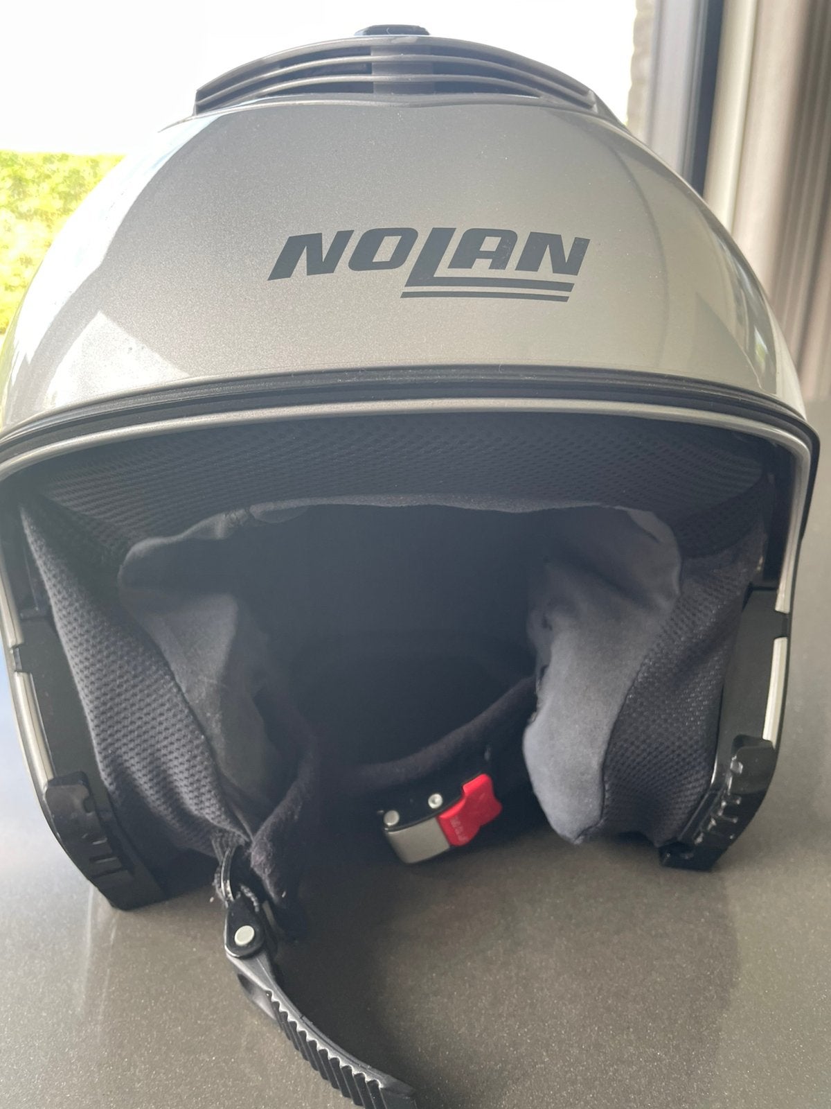 Helm nolan met n -com helmmaat xxs, Ophalen of Verzenden, Zo goed als nieuw