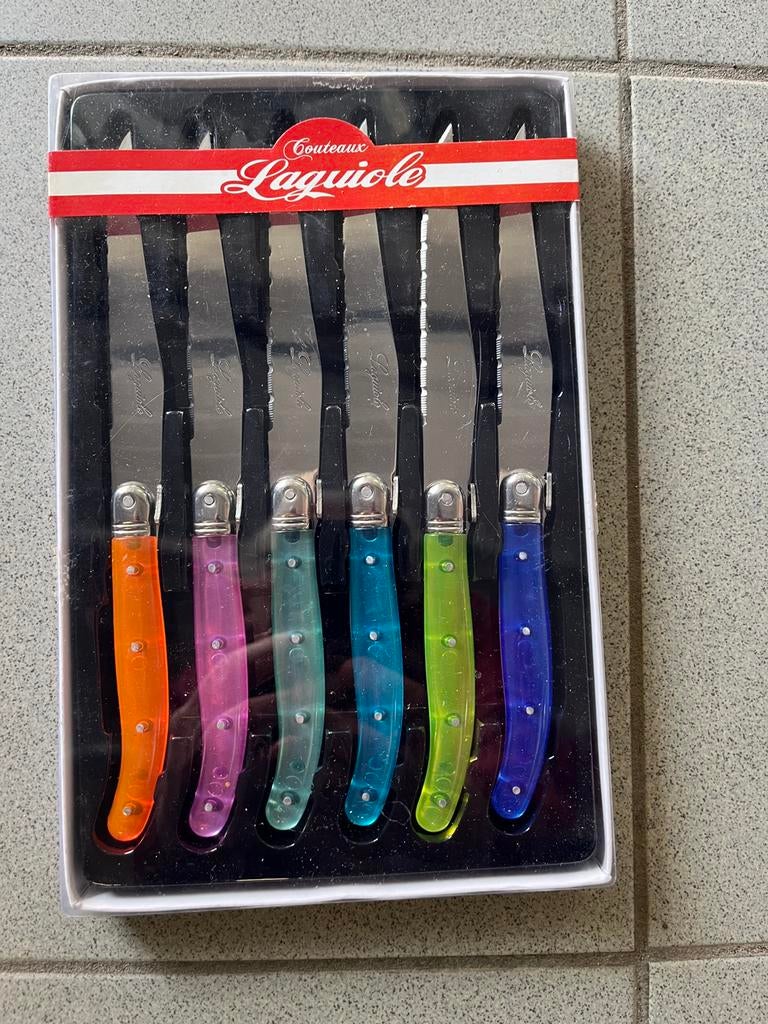 6 couteaux Laquiole, Enlèvement, Neuf, Autres matériaux, Autres types