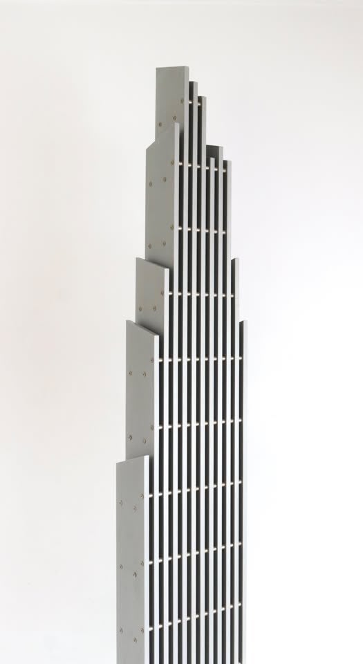 Vismara Design CD rack / sculpture - Memphis Stijl Italy, Antiek en Kunst, Ophalen, Hout