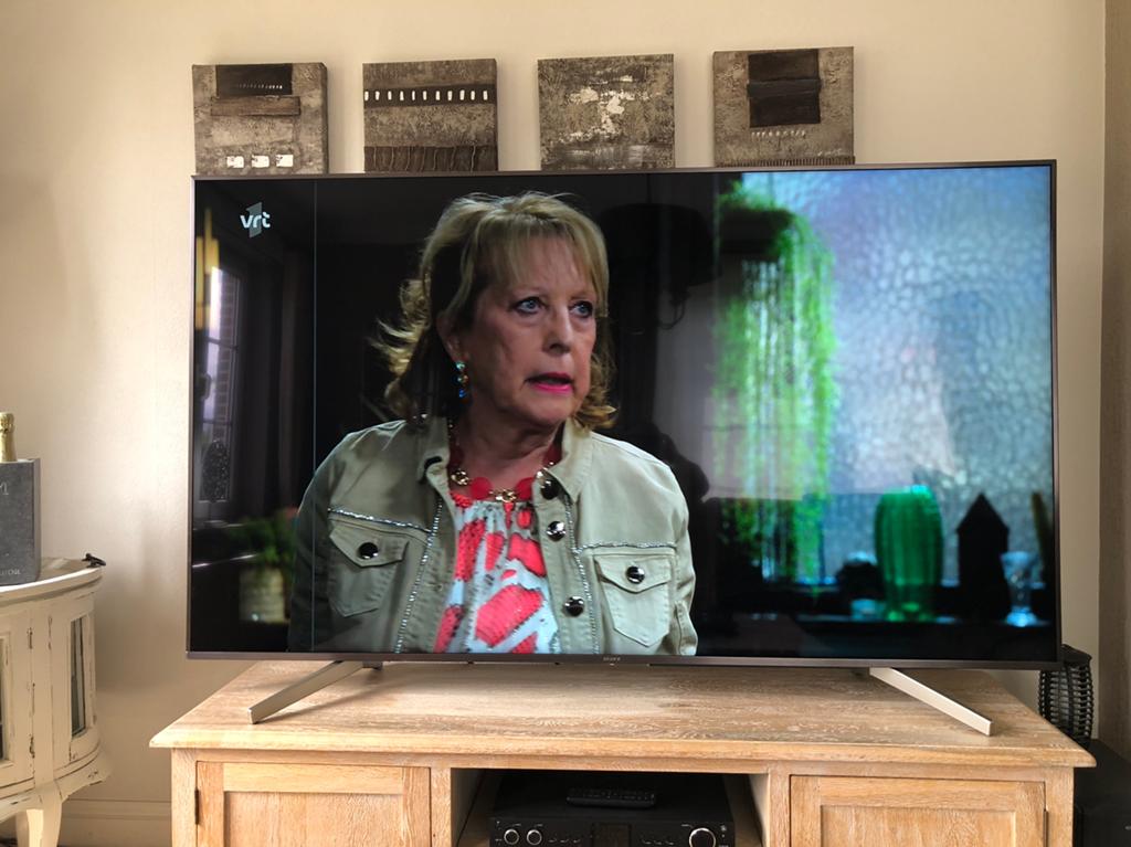 TV Sony KD75xf8596baep, Ophalen, Zo goed als nieuw, Sony, Smart TV