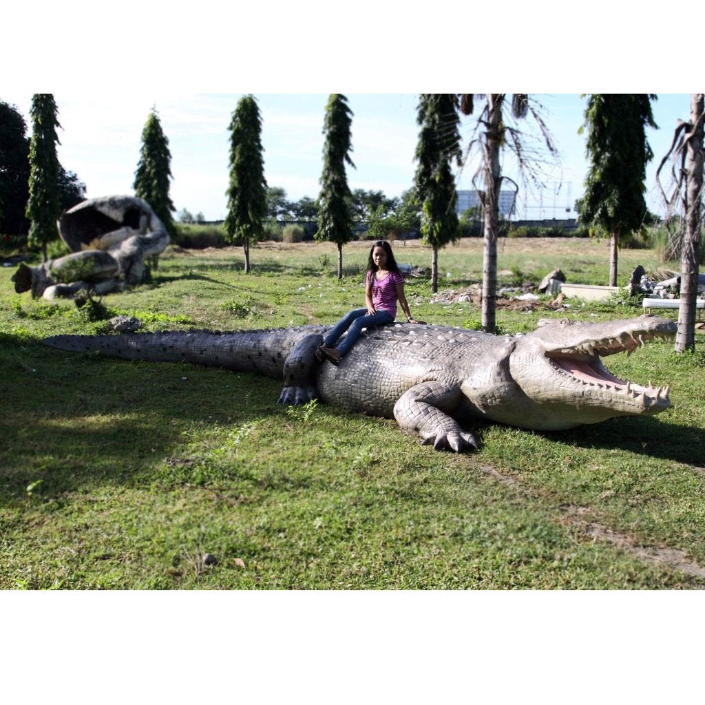Krokodil 12 meter - levensecht krokodil beeld XXL, Ophalen, Nieuw