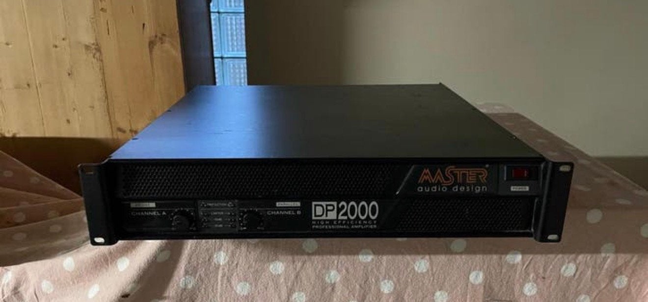 Master DP 2000 Eindversterker - Krachtige Audio!, Ophalen, Zo goed als nieuw