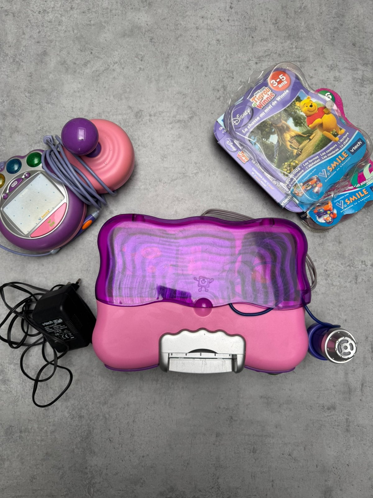 Console éducative VTech V.Smile Rose + manette + jeux, Enfants & Bébés, Jouets | Vtech, Enlèvement, Comme neuf