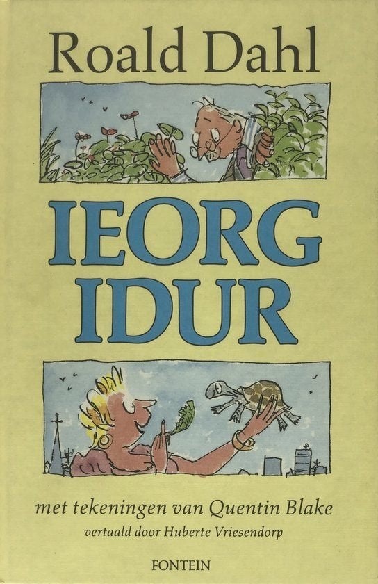 boek:Sjakie en de grote glazen lift+Ieorg I/Roald Dahl, Boeken, Ophalen of Verzenden, Zo goed als nieuw, Fictie