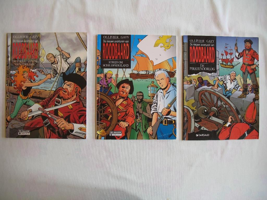 De nieuwe avonturen van Roodbaard, 1ste druk, Meerdere stripboeken, Ophalen of Verzenden, Zo goed als nieuw