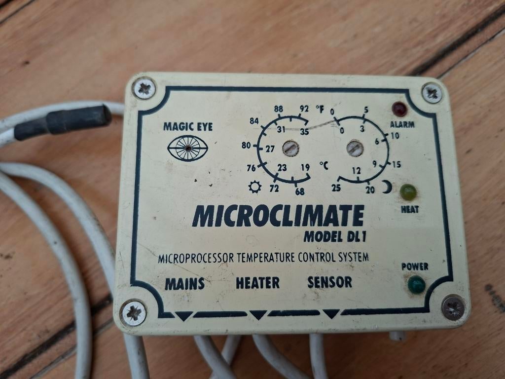 Terrarium thermostaat dag/nacht, Ophalen of Verzenden, Gebruikt