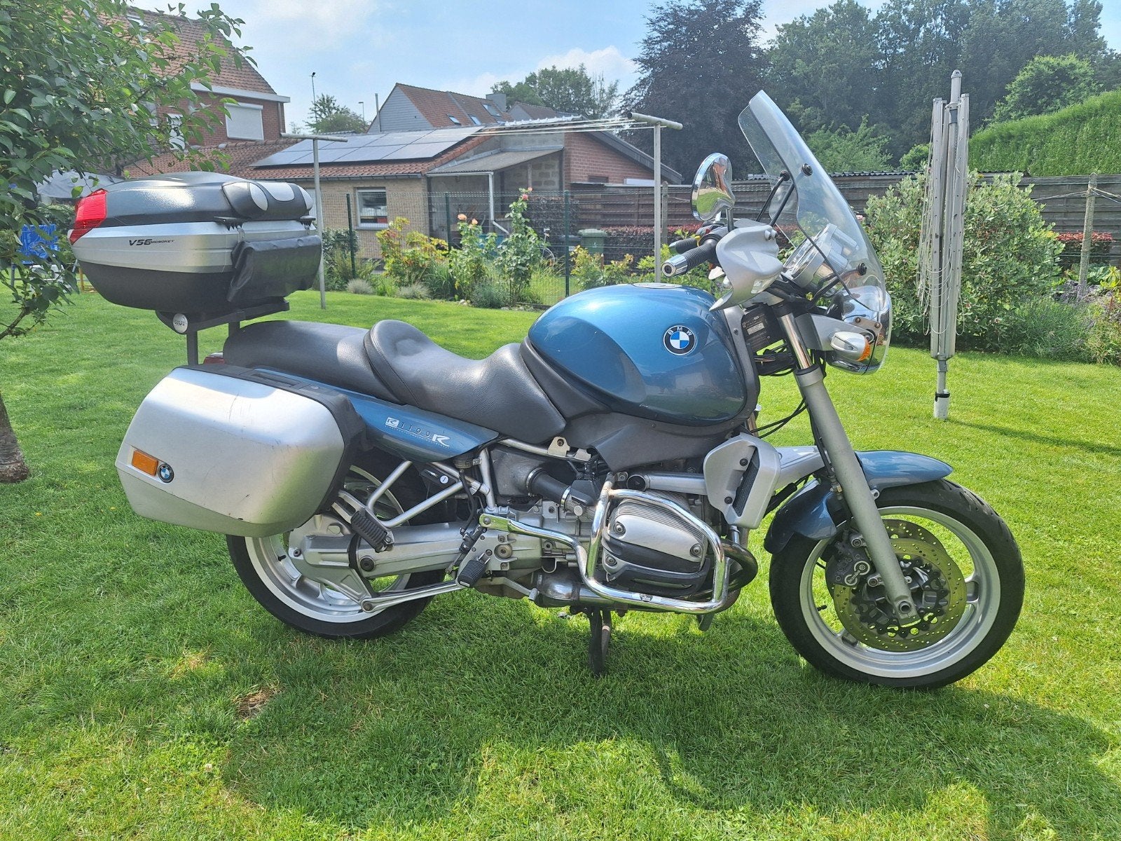 BMW R1100R, bouwjaar 1998, licht blauw metallic,  55245 kl, Motoren, Onderdelen | BMW, Ophalen