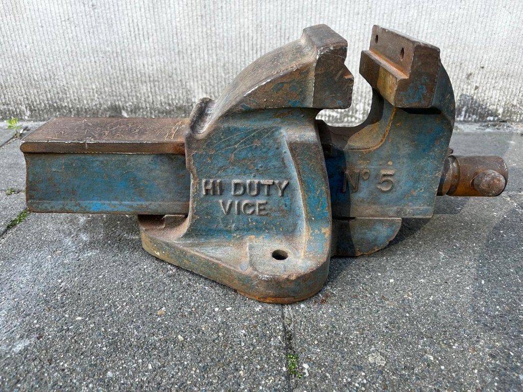 bankvijs / bankschroef PARAMO 5, Doe-het-zelf en Bouw, Werkbanken, Ophalen, Bankschroef