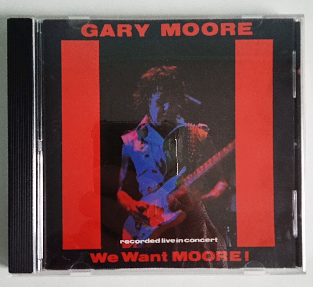 GARY MOORE - WE WANT MOORE  recorded live in concert, Ophalen of Verzenden, Gebruikt, Blues Rock, Live-album