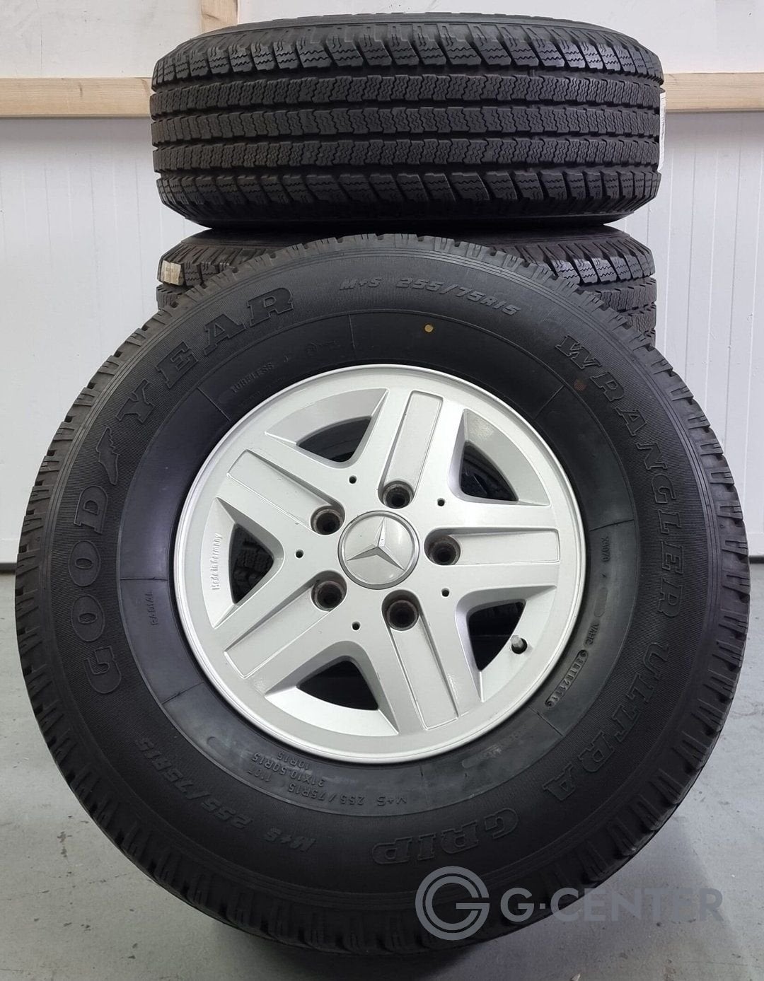 Jantes Mercedes-Benz Classe G Goodyear 255/75 R15 A463401020, 15 pouces, Pneus et Jantes, 255 mm, -